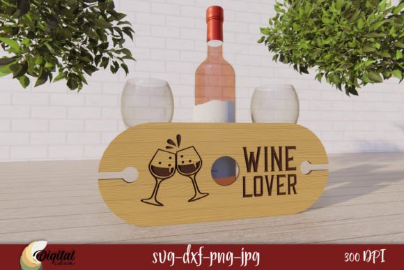 3D Wine Glass Caddy Laser Cut Design Review