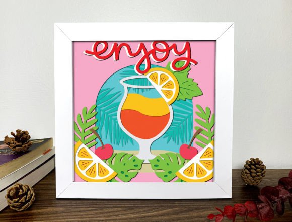 Enjoy Summer 3D Shadow Box Svg Review for Real Projects